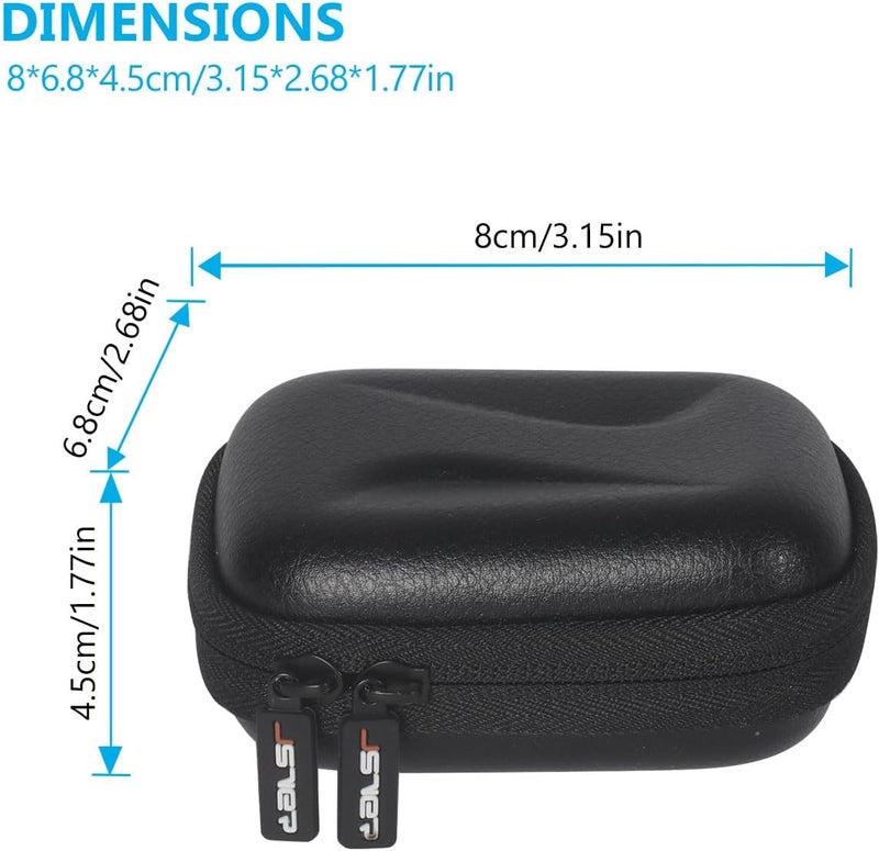 JSVER Mini Carrying Case for GoPro Hero 13/12/11/10/9/8/7/6/5/4/3, DJI Osmo Action, AKASO EK7000 / EK7000 Pro / V50 Pro/Brave 4, Campark ACT74 / ACT76, Dragon Touch Vision 3, YI Lite / 4K+ - Image 3